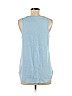 Lucky Brand 100% Polyester Blue Sleeveless Blouse Size M - photo 2