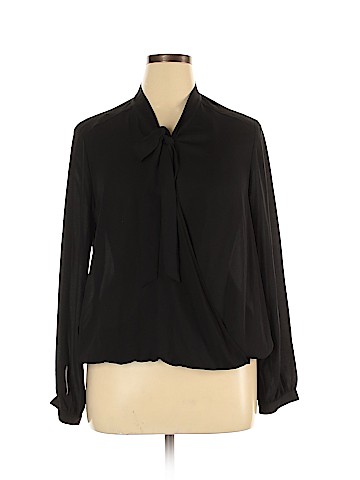 NY Collection Long Sleeve Blouse (view 1)