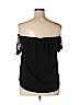 THML Black Short Sleeve Blouse Size XL - photo 2