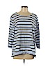 Talbots 100% Cotton Blue 3/4 Sleeve T-Shirt Size XL - photo 1