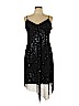 BCBGMAXAZRIA Black Cocktail Dress Size L - photo 1