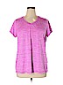 Xersion 100% Polyester Pink Active T-Shirt Size 1X - photo 1