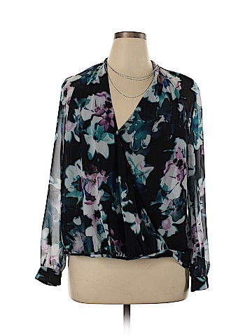 Jennifer Lopez Long Sleeve Blouse (view 1)