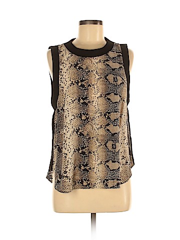 Elizabeth and James Sleeveless Silk Top (view 1)