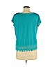 Rewind Teal Short Sleeve Top Size M - photo 2