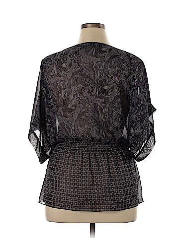 Miley Cyrus & Max Azria Short Sleeve Blouse (view 2)