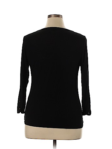 August Silk Long Sleeve Top (view 2)