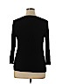August Silk Black Long Sleeve Top Size XL - photo 2