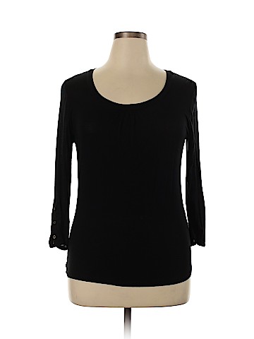 August Silk Long Sleeve Top (view 1)