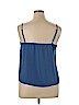 Monteau Blue Sleeveless Blouse Size XL - photo 2