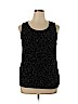 Ann Taylor LOFT Outlet Black Sleeveless Top Size XL - photo 1