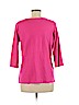 Quacker Factory 100% Cotton Pink 3/4 Sleeve Top Size M - photo 2