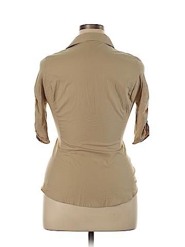 Almost Famous 3/4 Sleeve Button-Down Shirt (view 2)