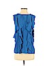 Bailey 44 100% Silk Blue Sleeveless Silk Top Size M - photo 1