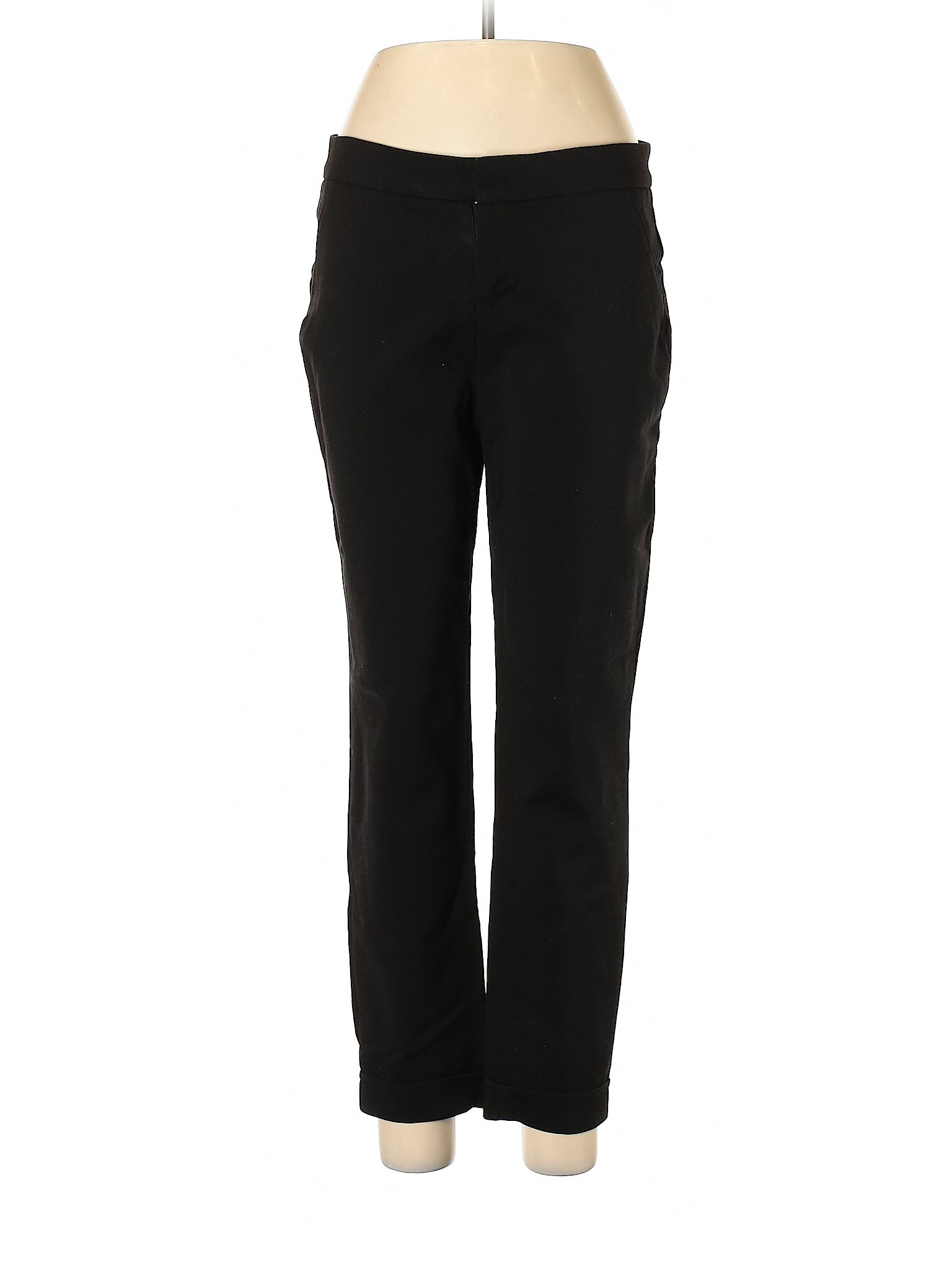 Saks Fifth Avenue Women Black Casual Pants 10 | eBay
