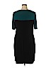 Connected Apparel Teal Casual Dress Size 14 - photo 2
