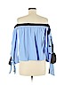 Milly Blue Long Sleeve Blouse Size S - photo 2