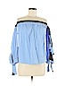 Milly Blue Long Sleeve Blouse Size S - photo 1