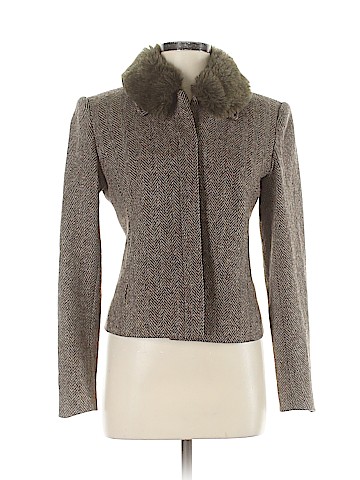 Aqua Wool Blazer (view 1)