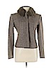 Aqua Brown Wool Blazer Size 6 - photo 1