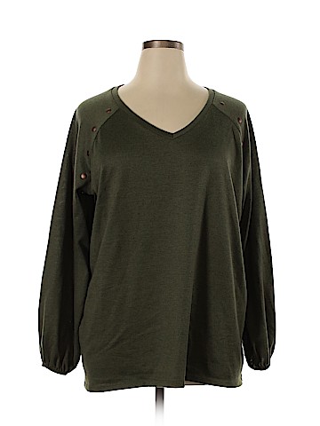 Boutique + 3/4 Sleeve Top (view 1)