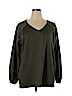 Boutique + Green 3/4 Sleeve Top Size 1X - photo 1