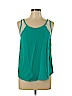 Mossimo Supply Co. 100% Polyester Teal Sleeveless Blouse Size L - photo 1