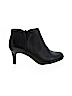 Clarks 100% Leather Black Ankle Boots Size 8 - photo 1