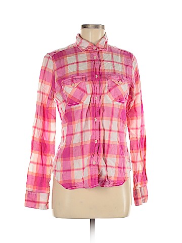 American Eagle Outfitters Long Sleeve Button-Down Shirt (view 1)