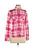 American Eagle Outfitters 100% Cotton Pink Long Sleeve Button-Down Shirt Size M - photo 1