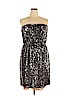 DKNY Jeans 100% Polyester Silver Cocktail Dress Size 14 - photo 1