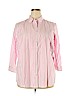 Chaps 100% Cotton Pink Long Sleeve Button-Down Shirt Size 2X - photo 1