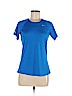 Nike 100% Polyester Blue Active T-Shirt Size M - photo 1