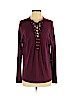 Express Burgundy Long Sleeve Top Size S (petite) - photo 1