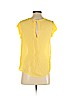 Joie 100% Silk Yellow Short Sleeve Silk Top Size S - photo 2