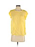 Joie 100% Silk Yellow Short Sleeve Silk Top Size S - photo 1