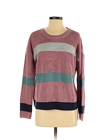 Pink Rose Pullover Sweater (view 1)
