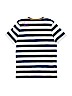IKKS 100% Cotton Stripes Graphic White Short Sleeve T-Shirt Size 12 - photo 2