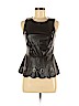 Forever 21 Black Leather Top Size M - photo 1