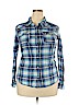 Mossimo Supply Co. 100% Cotton Blue Long Sleeve Button-Down Shirt Size XXL - photo 1