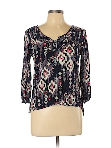 Mossimo Supply Co. 3/4 Sleeve Blouse (view 1)