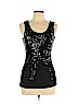 Sugar & Spice 100% Cotton Black Sleeveless Top Size L - photo 1