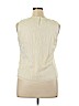 Talbots 100% Silk Ivory Sleeveless Silk Top Size 16 (petite) - photo 2