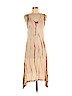 CALVIN KLEIN JEANS 100% Cotton Tan Casual Dress Size M (petite) - photo 1