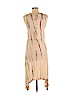 CALVIN KLEIN JEANS 100% Cotton Tan Casual Dress Size M (petite) - photo 2