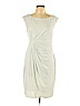Connected Apparel White Casual Dress Size 12 (petite) - photo 1
