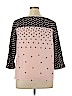 Talbots 100% Polyester Pink Long Sleeve Blouse Size XL (petite) - photo 2