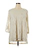 Crystal-Kobe 100% Polyester Ivory 3/4 Sleeve Blouse Size XL - photo 1
