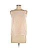 Ellen Tracy 100% Silk Pink Sleeveless Silk Top Size 6 - photo 1