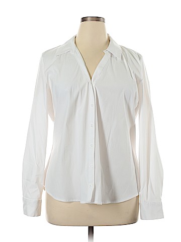 Elle 3/4 Sleeve Button-Down Shirt (view 1)